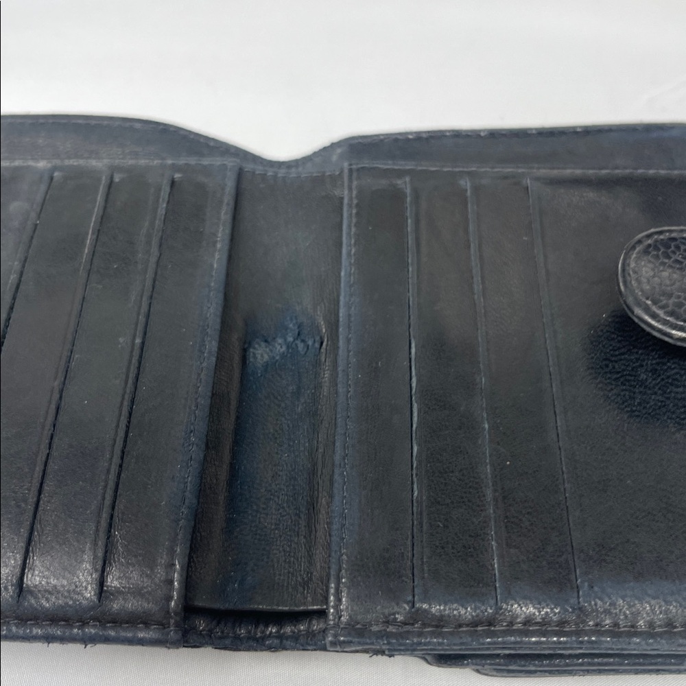 Chanel Caviar Skin Leather Bi-fold Wallet Black - Picture 7 of 14